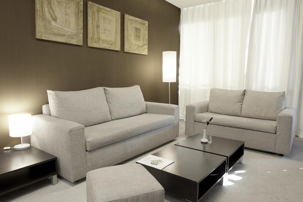 Lucky Bansko Aparthotel Spa & Relax Kültér fotó A living room